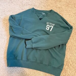 Hollister Green 'Go Team 97' Women's Sweatshirt